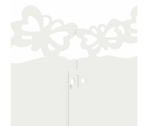 Zāliena Apmales 20 Pcs Balts 103 X 0,05 X 22 Cm Tērauds Vidaxl