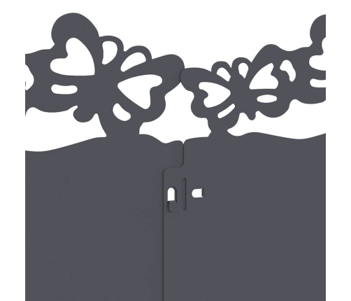 Zāliena Apmales 30 Pcs Antracīts 103 X 0,05 X 22 Cm Tērauds Vidaxl