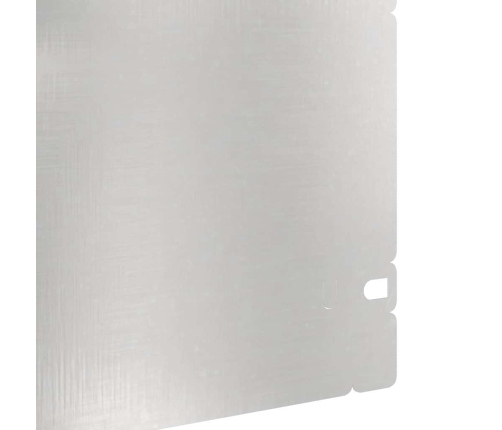 Zāliena Apmales 10 Pcs Sudraba 103 X 0,05 X 22 Cm Vidaxl