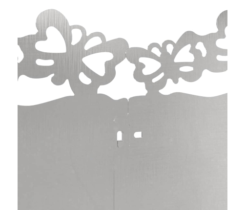 Zāliena Apmales 20 Pcs Sudraba 103 X 0,05 X 22 Cm Vidaxl