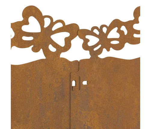 Zāliena Apmales 10 Pcs Rūsa 103 X 0,05 X 22 Cm Vidaxl