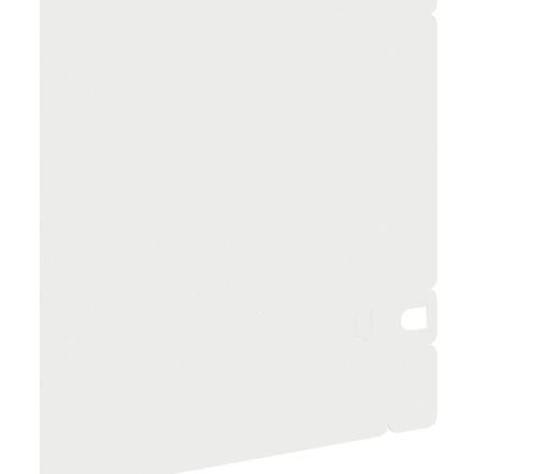 Zāliena Apmales 30 Pcs Balts 103 X 0,05 X 22 Cm Tērauds Vidaxl