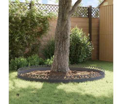 Zāliena Apmales 30 Pcs Antracīts 103 X 0,05 X 22 Cm Tērauds Vidaxl