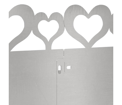 Zāliena Apmales 10 Pcs Sudraba 103 X 0,05 X 22 Cm Vidaxl