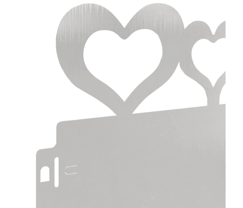 Zāliena Apmales 30 Pcs Sudraba 103 X 0,05 X 22 Cm Vidaxl