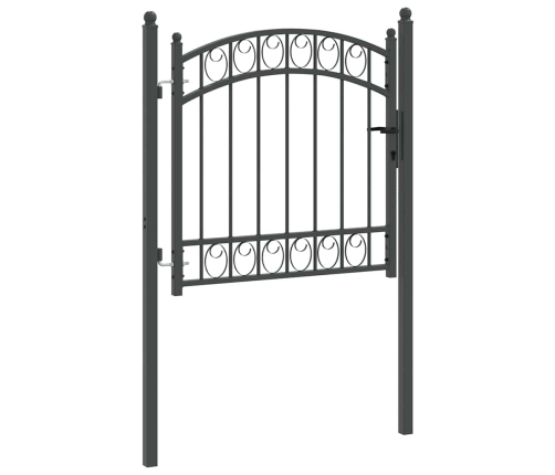 Žoga Vārti Pelēka 100 X 100 Cm Pulverkrāsots Tērauds Vidaxl