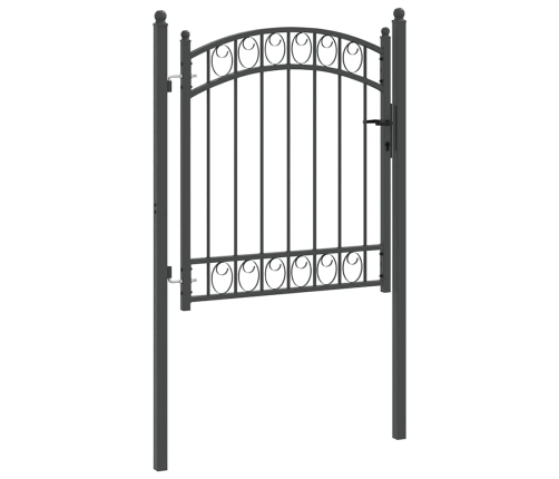 Žoga Vārti Pelēka 125 X 100 Cm Pulverkrāsots Tērauds Vidaxl