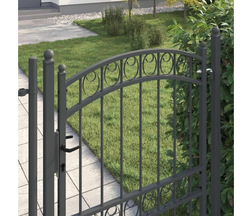 Žoga Vārti Pelēka 170 X 100 Cm Pulverkrāsots Tērauds Vidaxl