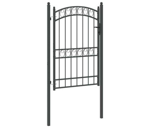 Žoga Vārti Pelēka 200 X 100 Cm Pulverkrāsots Tērauds Vidaxl