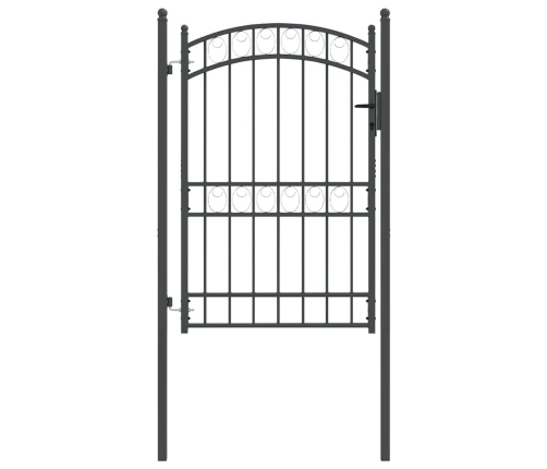 Žoga Vārti Pelēka 200 X 100 Cm Pulverkrāsots Tērauds Vidaxl