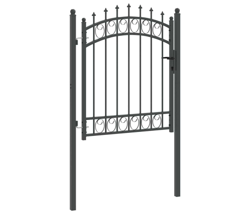 Žoga Vārti Ar Naglām Pelēka 125 X 100 Cm Pulverkrāsots Tērauds Vidaxl