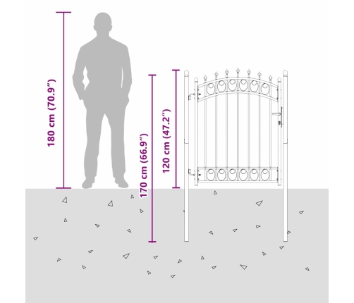 Žoga Vārti Ar Naglām Pelēka 150 X 100 Cm Pulverkrāsots Tērauds Vidaxl