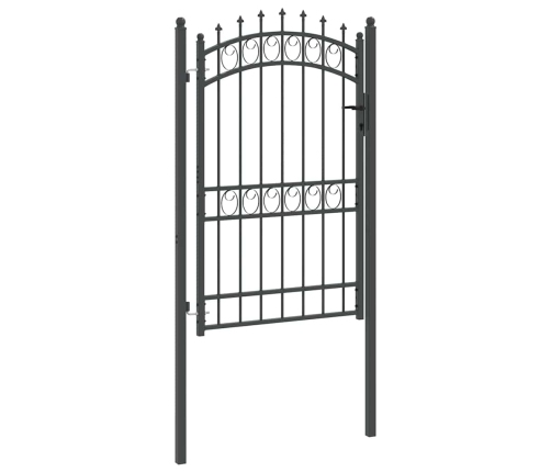 Žoga Vārti Ar Naglām Pelēka 200 X 100 Cm Pulverkrāsots Tērauds Vidaxl