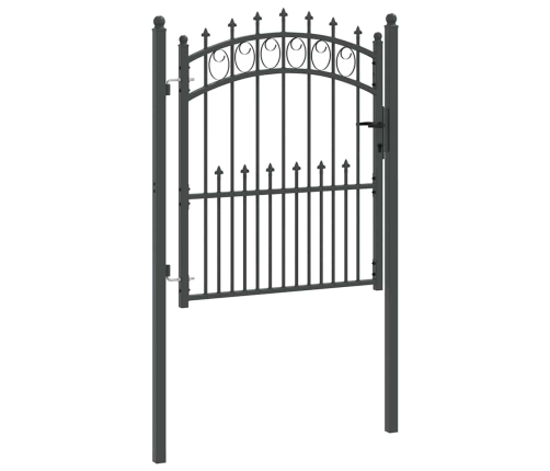 Žoga Vārti Ar Naglām Pelēka 125 X 100 Cm Pulverkrāsots Tērauds Vidaxl