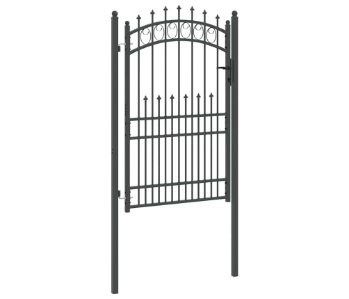 Žoga Vārti Ar Naglām Pelēka 200 X 100 Cm Pulverkrāsots Tērauds Vidaxl