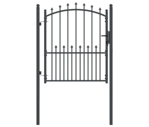 Žoga Vārti Ar Naglām Pelēka 125 X 100 Cm Pulverkrāsots Tērauds Vidaxl