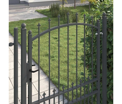 Žoga Vārti Ar Naglām Pelēka 170 X 100 Cm Pulverkrāsots Tērauds Vidaxl