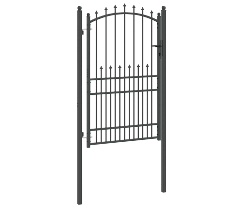 Žoga Vārti Ar Naglām Pelēka 200 X 100 Cm Pulverkrāsots Tērauds Vidaxl