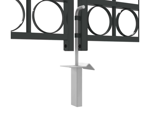 Žoga Vārti Cits Pelēka 300 X 125 Cm Tērauds Vidaxl