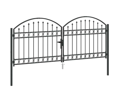 Žoga Vārti Cits Pelēka 300 X 125 Cm Tērauds Vidaxl