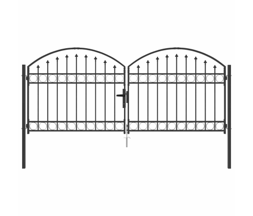 Žoga Vārti Cits Pelēka 300 X 125 Cm Tērauds Vidaxl