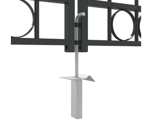 Žoga Vārti Cits Pelēka 400 X 175 Cm Tērauds Vidaxl