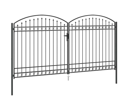 Žoga Vārti Cits Pelēka 400 X 200 Cm Tērauds Vidaxl