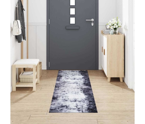 Virtuves Paklājs Pelēka 300 X 60 Cm Samts Vidaxl