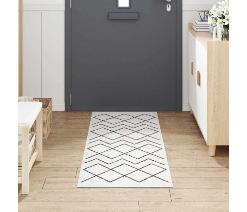 Virtuves Paklājs Geometric Ģeometrisks 60 X 180 Cm Samts Vidaxl