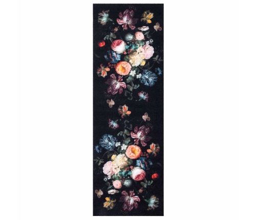 Virtuves Paklājs Floral Ziedi 60 X 180 Cm Samts Vidaxl