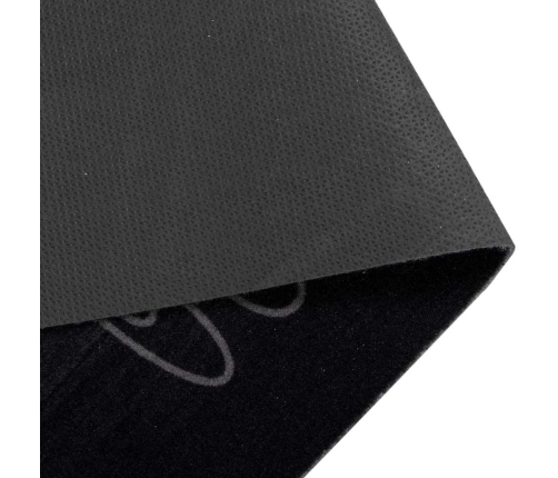 Virtuves Paklājs Melna 180 X 60 Cm Samts Vidaxl