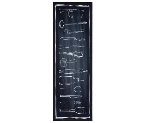 Virtuves Paklājs Other Šefa Telpa 60 X 180 Cm Samts Vidaxl