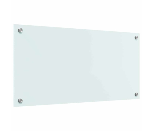 Virtuves Aizsargpanelis Balts 80 X 40 X 0.8 Cm Rūdīts Stikls Vidaxl