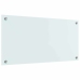Virtuves Aizsargpanelis Balts 80 X 40 X 0.8 Cm Rūdīts Stikls Vidaxl