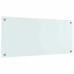 Virtuves Aizsargpanelis Balts 90 X 40 X 0.8 Cm Rūdīts Stikls Vidaxl