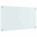 Virtuves Aizsargpanelis Balts 90 X 50 X 0.8 Cm Rūdīts Stikls Vidaxl