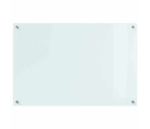 Virtuves Aizsargpanelis Balts 90 X 60 X 0.8 Cm Rūdīts Stikls Vidaxl