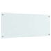 Virtuves Aizsargpanelis Balts 100 X 40 X 0.8 Cm Rūdīts Stikls Vidaxl