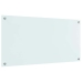 Virtuves Aizsargpanelis Balts 100 X 50 X 0.8 Cm Rūdīts Stikls Vidaxl