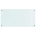 Virtuves Aizsargpanelis Balts 100 X 50 X 0.8 Cm Rūdīts Stikls Vidaxl