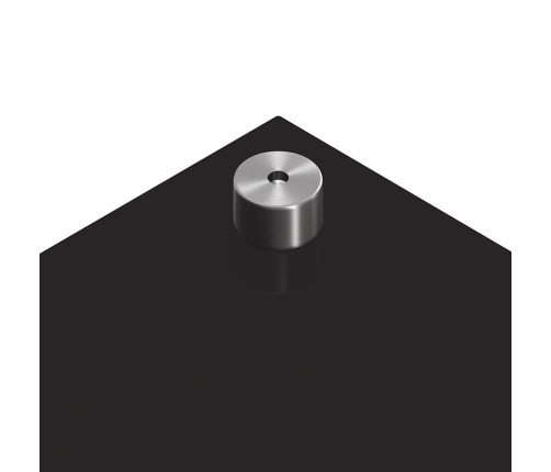 Virtuves Aizsargpanelis Melna 100 X 50 X 0.8 Cm Rūdīts Stikls Vidaxl