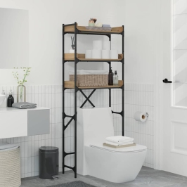 Veļas Mašīnas Plaukts 67 X 25 X 163 Cm Inženierijas Koks Vidaxl