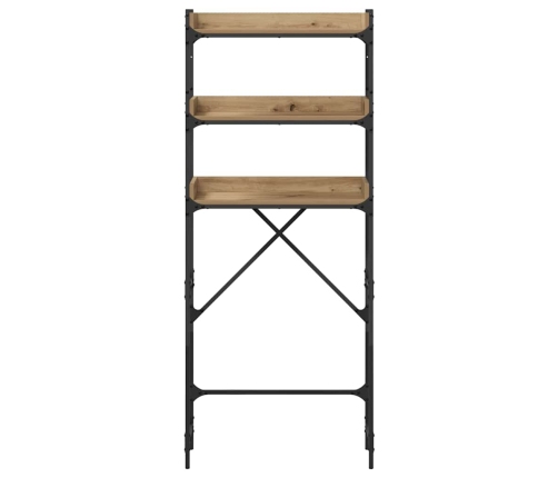 Veļas Mašīnas Plaukts 67 X 25 X 163 Cm Inženierijas Koks Vidaxl