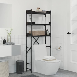 Veļas Mašīnas Plaukts 67 X 25 X 163 Cm Inženierijas Koks Vidaxl