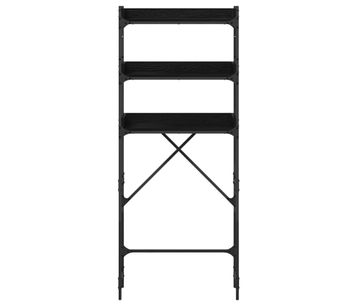 Veļas Mašīnas Plaukts 67 X 25 X 163 Cm Inženierijas Koks Vidaxl