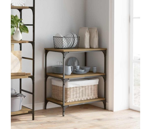 Virtuves Ratiņš Artisānā Ozols 60 X 41 X 76 Cm Vidaxl