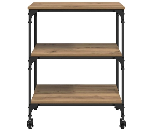 Virtuves Ratiņš Artisānā Ozols 60 X 41 X 76 Cm Vidaxl