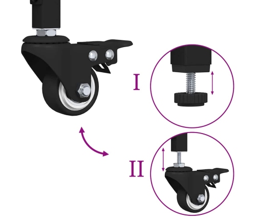 Virtuves Ratiņš Artisānā Ozols 60 X 41 X 76 Cm Vidaxl