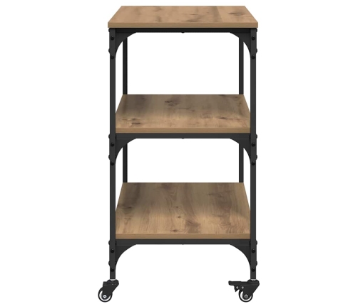 Virtuves Ratiņš Artisānā Ozols 60 X 41 X 76 Cm Vidaxl