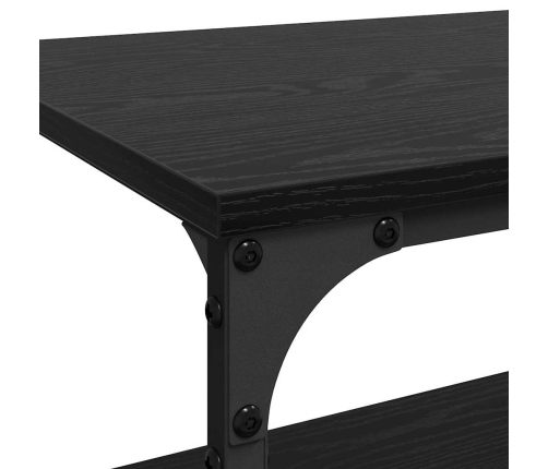 Virtuves Ratiņš Melns Ozolkoks 60 X 41 X 76 Cm Vidaxl